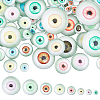 GOMAKERER 200Pcs 8 Styles Glass Craft Eyes Cabochons DIY-GO0001-86-1