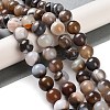 Natural Striped Agate/Banded Agate Beads Strands G-Z060-A01-C14-2