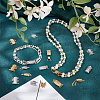 32 Sets 8 Styles Ion Plating(IP) 304 Stainless Steel Box Clasp FIND-PH0020-89-5