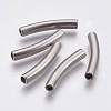 Tarnish Resistant 304 Stainless Steel Tube Beads STAS-P196-21-1