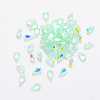 Transparent Resin Rhinestone Cabochons MRMJ-T047-10C-2