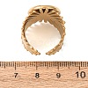 V-Shaped 304 Stainless Steel Cuff Ring Components SA-CBAC0DF-01D-G-3