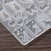 Cat Shape Theme DIY Pendant Silicone Molds DIY-F161-01C-5