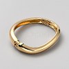 Brass Open Cuff Bangles for Women BJEW-SZC0008-01B-G-2