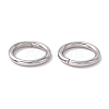 Non-Tarnish 304 Stainless Steel Open Jump Rings X-STAS-C040-01F-P-4