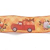 10M Thanksgiving Day Theme Wired Linen Ribbon OCOR-G013-02C-2