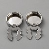 Brass Cufflinks BUTT-WH0034-16P-1