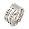 Non-Tarnish 304 Stainless Steel Rings RJEW-A034-10P-1