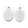 DanLingJewelry 304 Stainless Steel Charms STAS-DL0001-06-1