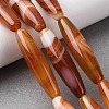 Natural Banded Agate/Striped Agate Beads Strands G-Z113-A06-1