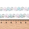 Electroplate Glass Beads Strands EGLA-D300-06-8mm-26-5