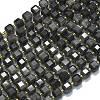 Natural Silver Obsidian Beads Strands G-K389-A41-01-1