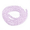 Electroplate Glass Beads Strands EGLA-A044-T2mm-A10-2