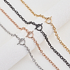 Unisex 304 Stainless Steel Cable Chain Bracelets BJEW-UN0001-09-2