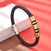 Braided Microfiber Leather Cord Bracelets BJEW-Q010-02A-1