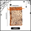 Halloween Theme Spider Printed Organza Drawstring Bags ABAG-WH20021-006C-2