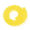 Transparent Glass Beads Strands GLAA-T032-T10mm-MD12-2