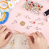 50Pcs Angel Glass Pendant Decoration HJEW-HY00158-3