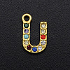 Alloy Rhinestone Charms PALLOY-S098-DA019-U-1