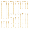 GOMAKERER 24Pcs 6 Style Brass Cable Chain Extender KK-GO0001-54-1