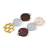 Printed Acrylic Big Pendants OACR-N144-03-2