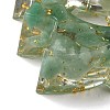 Natural Green Aventurine & Resin Candle Holder Molds DJEW-H012-03C-4