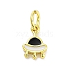 Real 18K Gold Plated Rack Plating Brass Enamel Charms KK-M293-28G-01-1