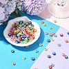 200Pcs Transparent Acrylic Beads TACR-YW0002-08M-3