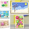 Wood Painting Canvas Panels LS-WOOD-WH0109-07-5