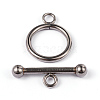 304 Stainless Steel Ring Toggle Clasps X-STAS-L176-13P-1