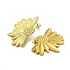 Flower 304 Stainless Steel Stud Earrings for Women EJEW-A117-02B-G-2