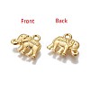 Vintage Elephant Charms LS-A-PALLOY-ZN-47017-G-FF-2