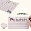 50Pcs Double-faced Writable Recipe Card DIY-WH20007-54-4