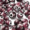 3 Strands 3 Style Handmade Evil Eye Lampwork Round Bead Strands LAMP-LS0001-12C-4