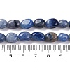 Dyed & Heated Natural Blue Aventurine Beads Strands G-G146-A23-01-5