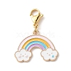 Alloy Enamel Pendant Decorates X1-HJEW-JM00588-2