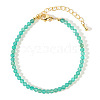Natural Green Aventurine Beaded Bracelets for Women UZ0240-4