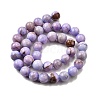 Natural Striped Stone Beads Strands G-D315-A01-02-10mm-3