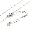 Tarnish Resistant 304 Stainless Steel Puzzle Piece Pendant Necklaces Sets NJEW-JN03516-02-6