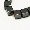 Non-magnetic Synthetic Hematite Beads Strands G-S079-6mm-1