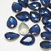 Pointed Back Glass Rhinestone Cabochons RGLA-T081-18x25mm-13-1