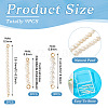 9Pcs Potato Pearl Connector Charms PALLOY-TA00130-3