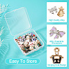  26Pcs 13 Styles Alloy Enamel with Crystal Rhinestone Pendants ENAM-TA0001-68-4