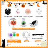 Halloween Theme DIY Keychain Making Kits DIY-PH0030-62-4