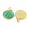 Rack Plating Brass Enamel Pendants KK-Z053-21G-2