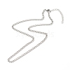 304 Stainless Steel Curb Chain Necklaces NJEW-JN03637-2