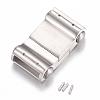 304 Stainless Steel Magnetic Clasps STAS-G071-41P-4