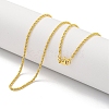 Brass Chain Necklaces for Women NJEW-G084-22G-1