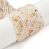 Natural White Topaz Beads Strands G-RM250101-E9-2