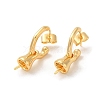 Brass Stud Earring Findings KK-M270-26G-1